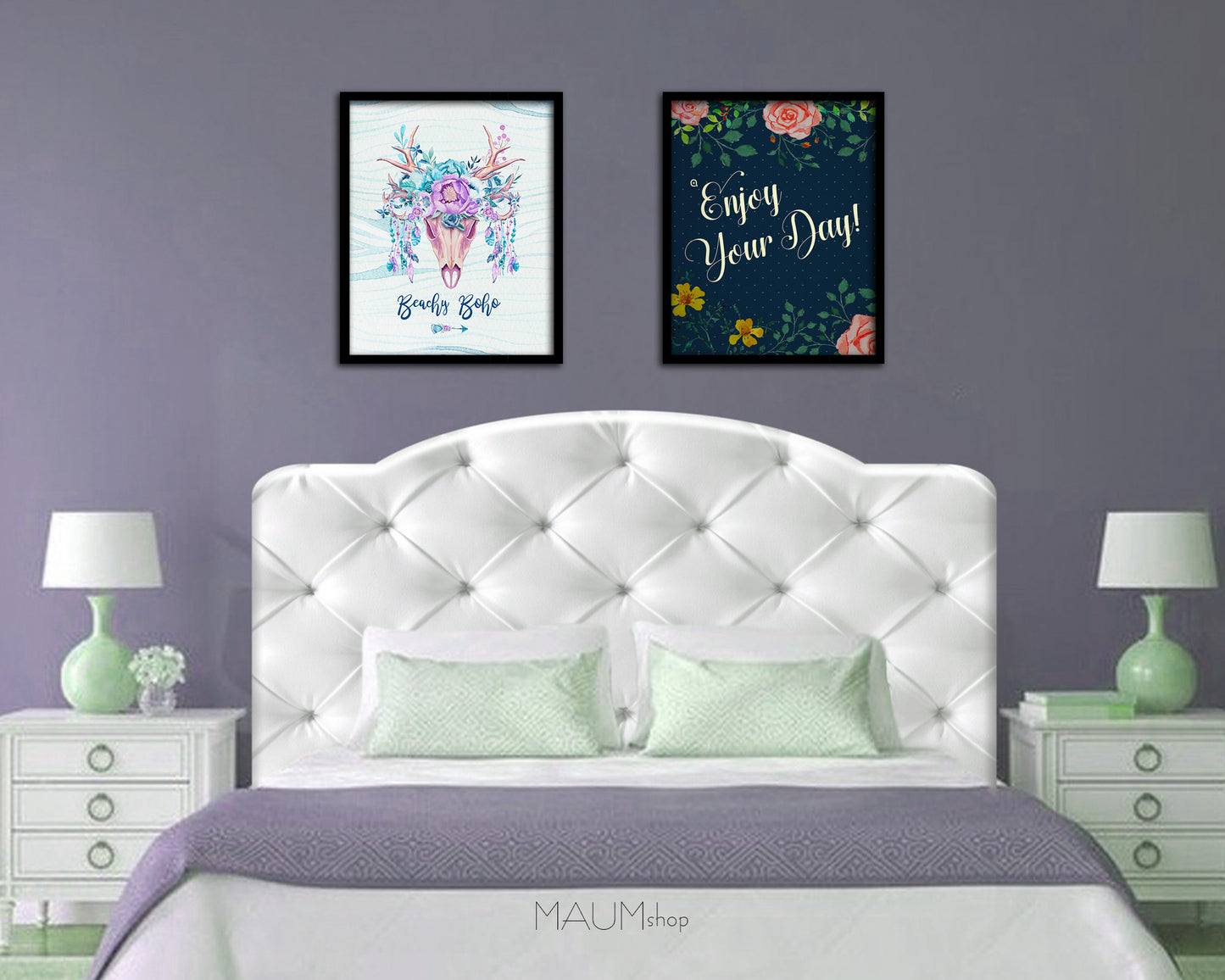 Enjoy your day Quote Framed Print Wall Decor Art Gifts