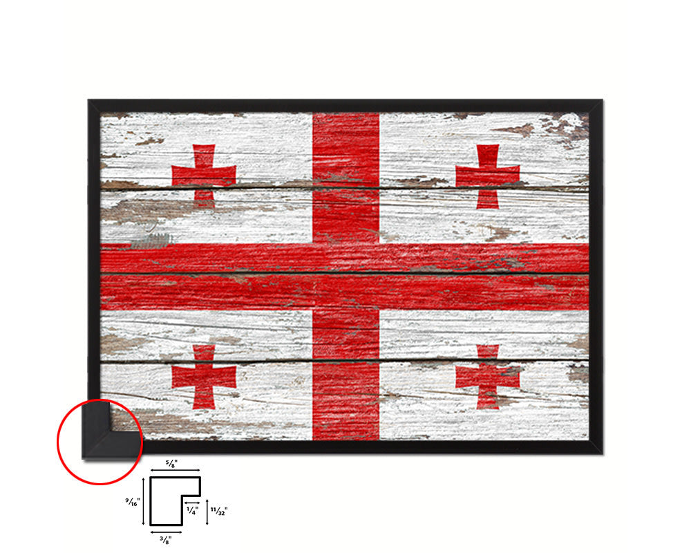 Germany Country Wood Rustic National Flag Wood Framed Print Wall Art Decor Gifts