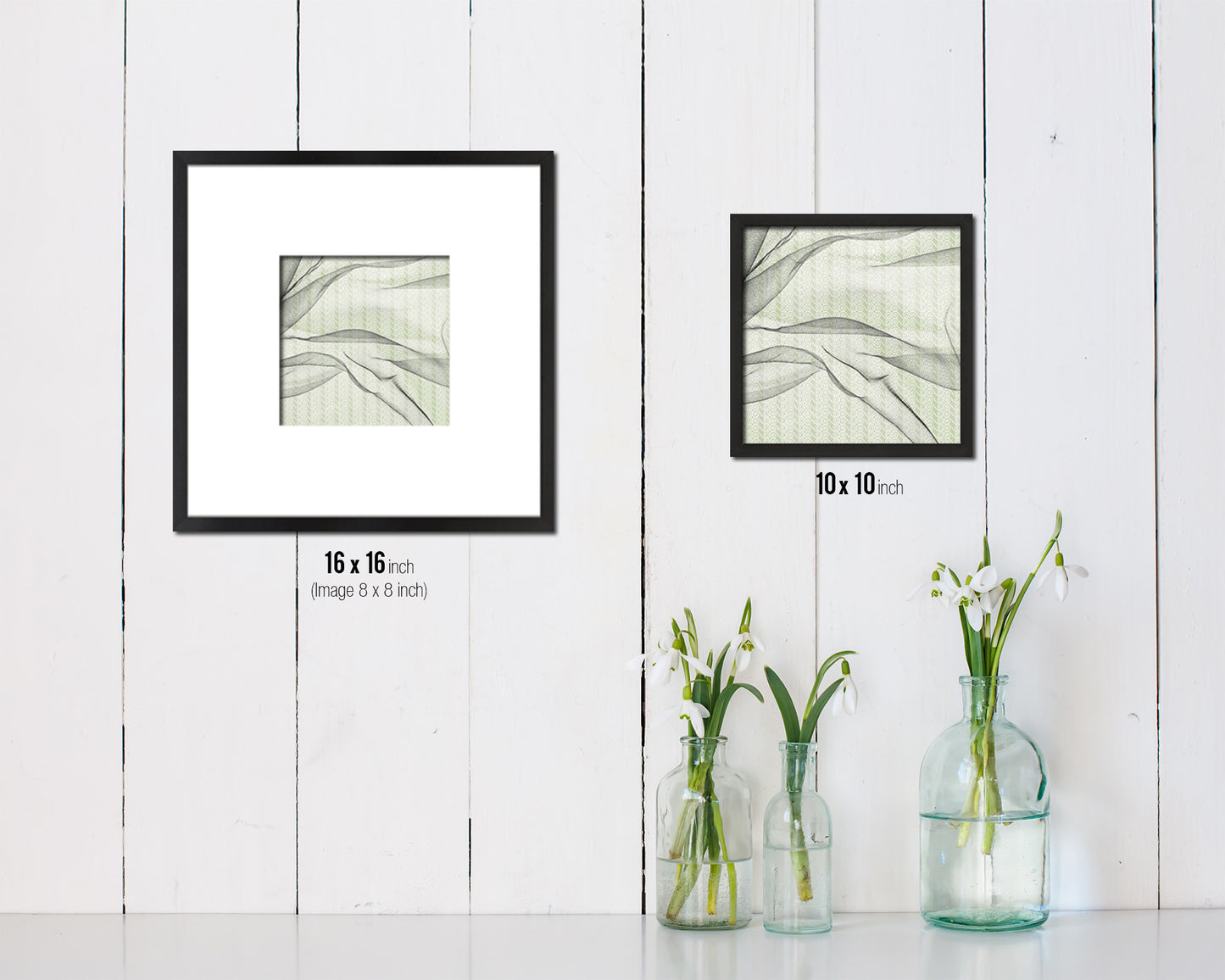 Lines Abstract Artwork Wood Frame Gifts Modern Wall Decor Art Prints