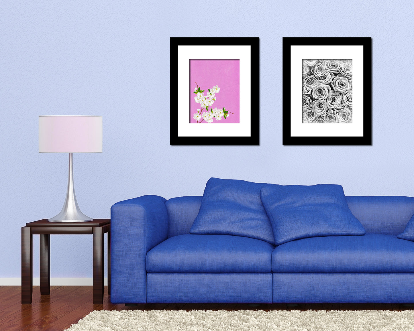 Apple Colorful Plants Art Wood Framed Print Wall Decor Gifts