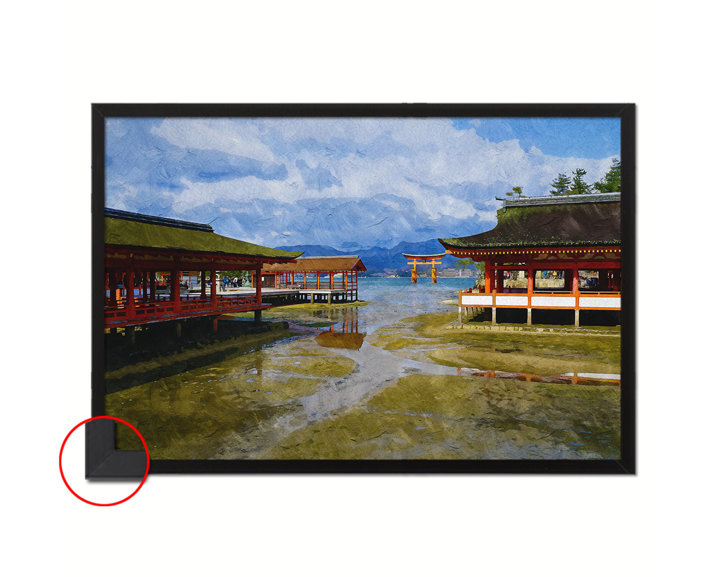 Floating Torii Gate, Itsukushima Shrine Miyajima Gate, Hiroshima, Asia, Japan, Landmark