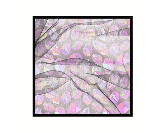 Abstract Pink Artwork Wood Frame Gifts Modern Wall Decor Art Prints