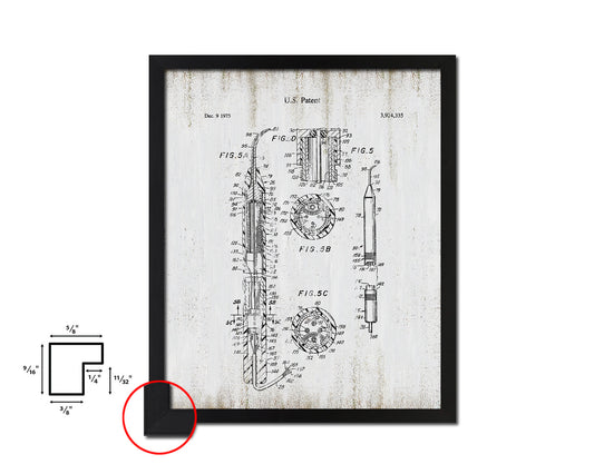 Dessert Maker Kitchen Vintage Patent Artwork Black Frame Print Wall Art Decor Gifts