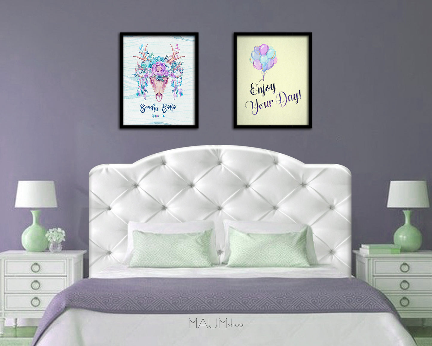 Enjoy your day Quote Framed Print Wall Decor Art Gifts