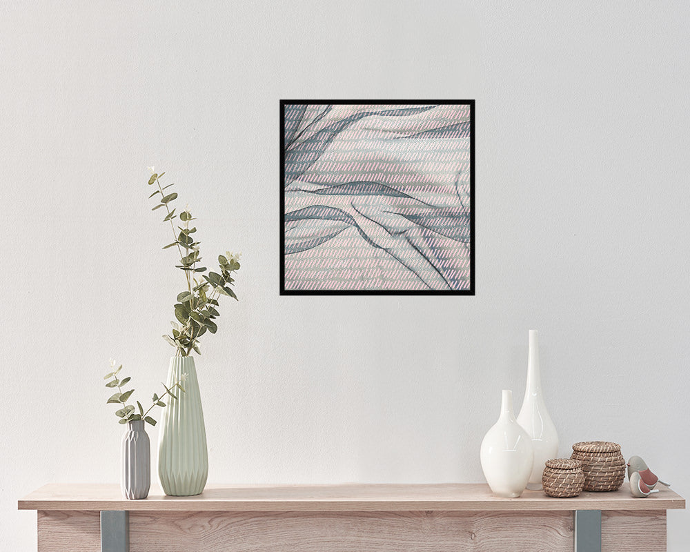 Abstract Painting Artwork Wood Frame Gifts Modern Wall Decor Art Prints