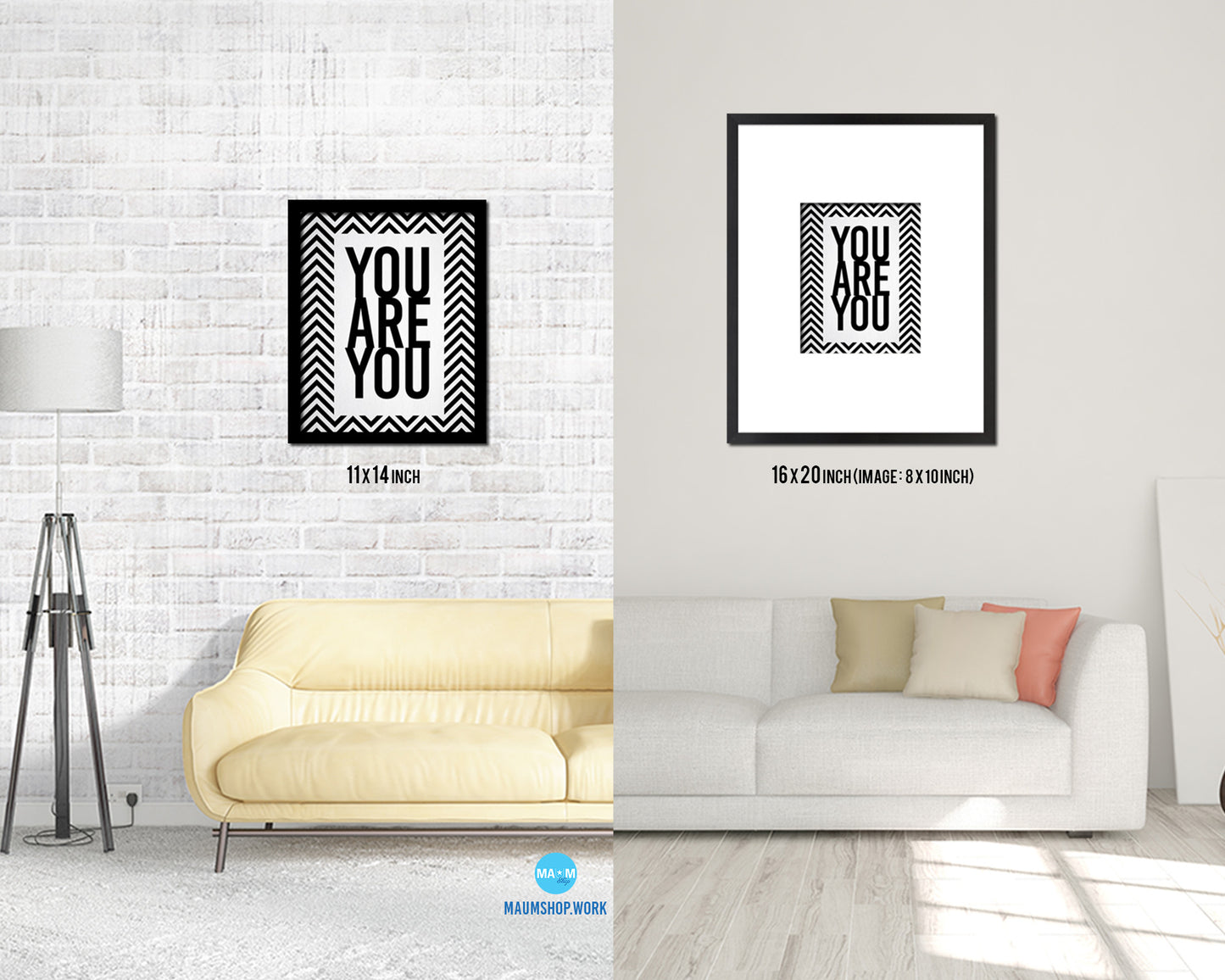 You Are You you Framed Print Wall Decor Art Gifts