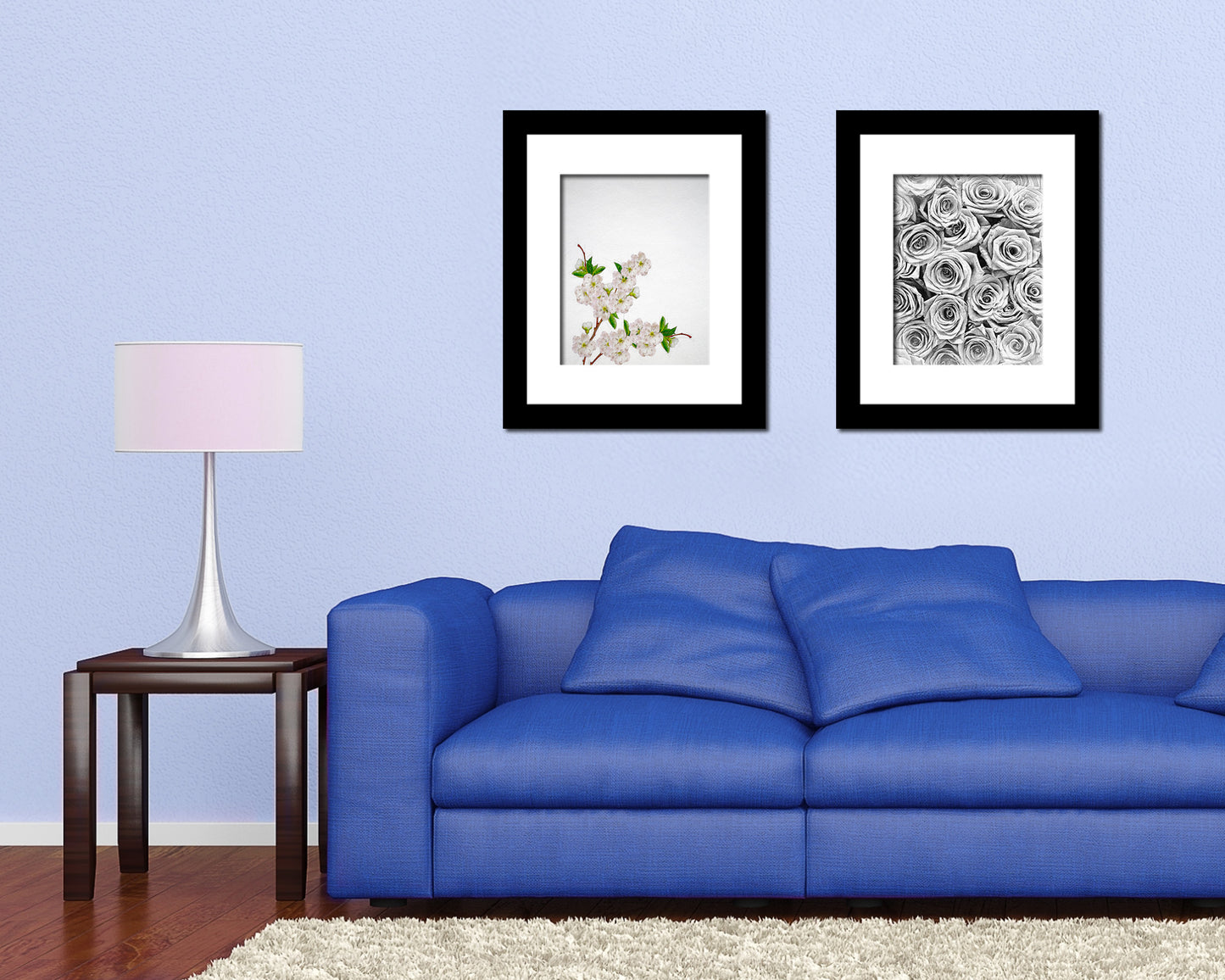 Apple Sketch Plants Art Wood Framed Print Wall Decor Gifts