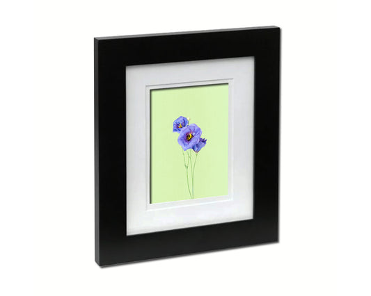 Eustoma Colorful Plants Art Wood Framed Print Wall Decor Gifts