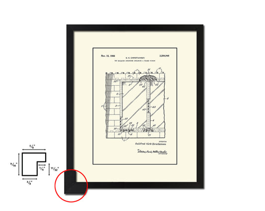 Legos Building Structure Toy Vintage Patent Artwork Black Frame Print Gifts