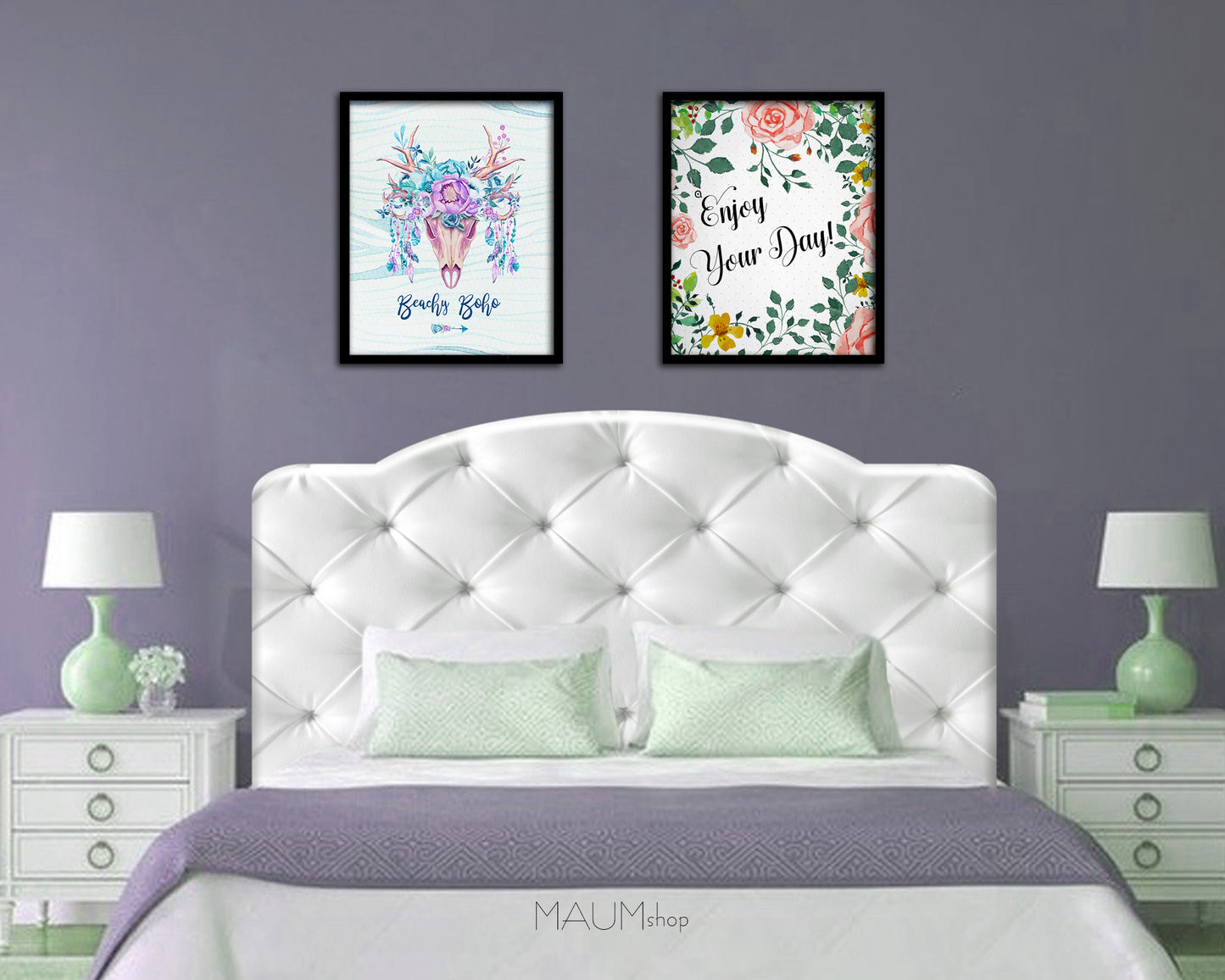 Enjoy your day Quote Framed Print Wall Decor Art Gifts