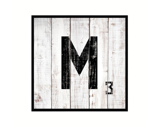 Scrabble Letters M Word Art Personality Sign Framed Print Wall Art Decor Gifts