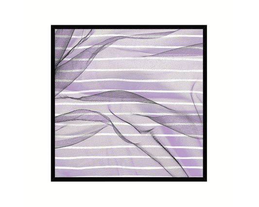 Abstract Purple Artwork Wood Frame Gifts Modern Wall Decor Art Prints