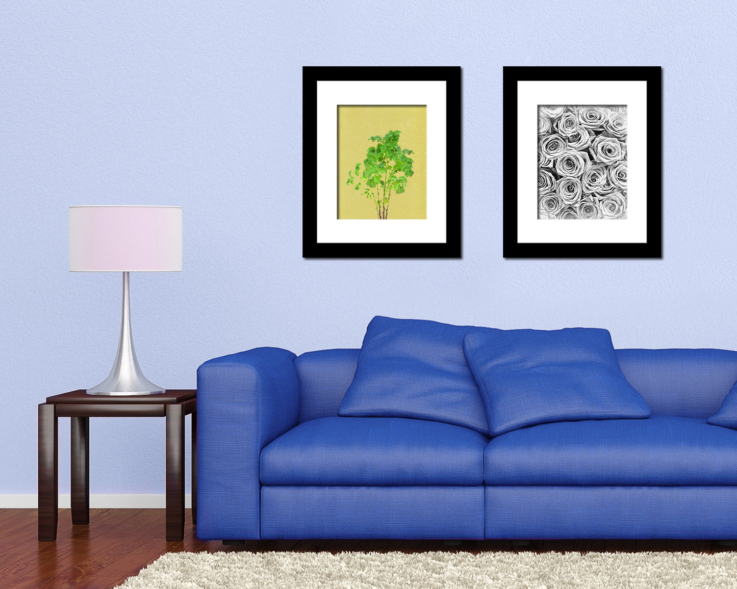 Potato Leaves Colorful Plants Art Wood Framed Print Wall Decor Gifts