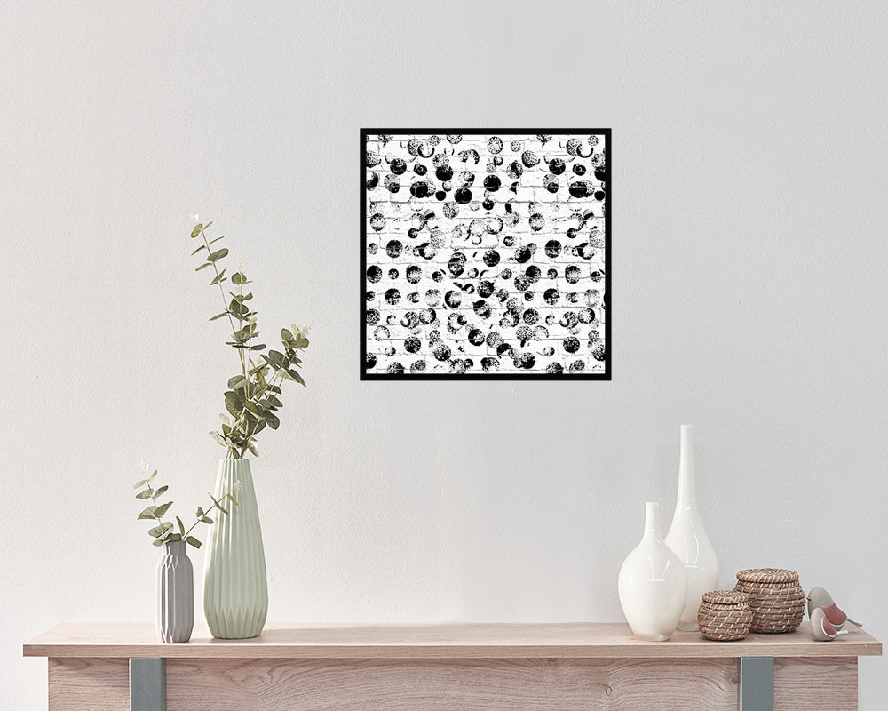 Foam Roller Abstract Artwork Wood Frame Gifts Modern Wall Decor Art Prints