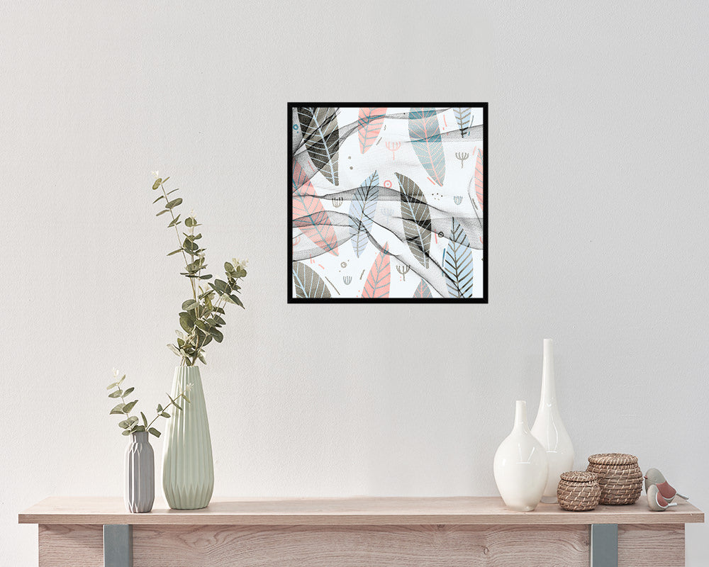 Garden Abstract Artwork Wood Frame Gifts Modern Wall Decor Art Prints