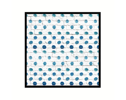 Dots Abstract Artwork Wood Frame Gifts Modern Wall Decor Art Prints