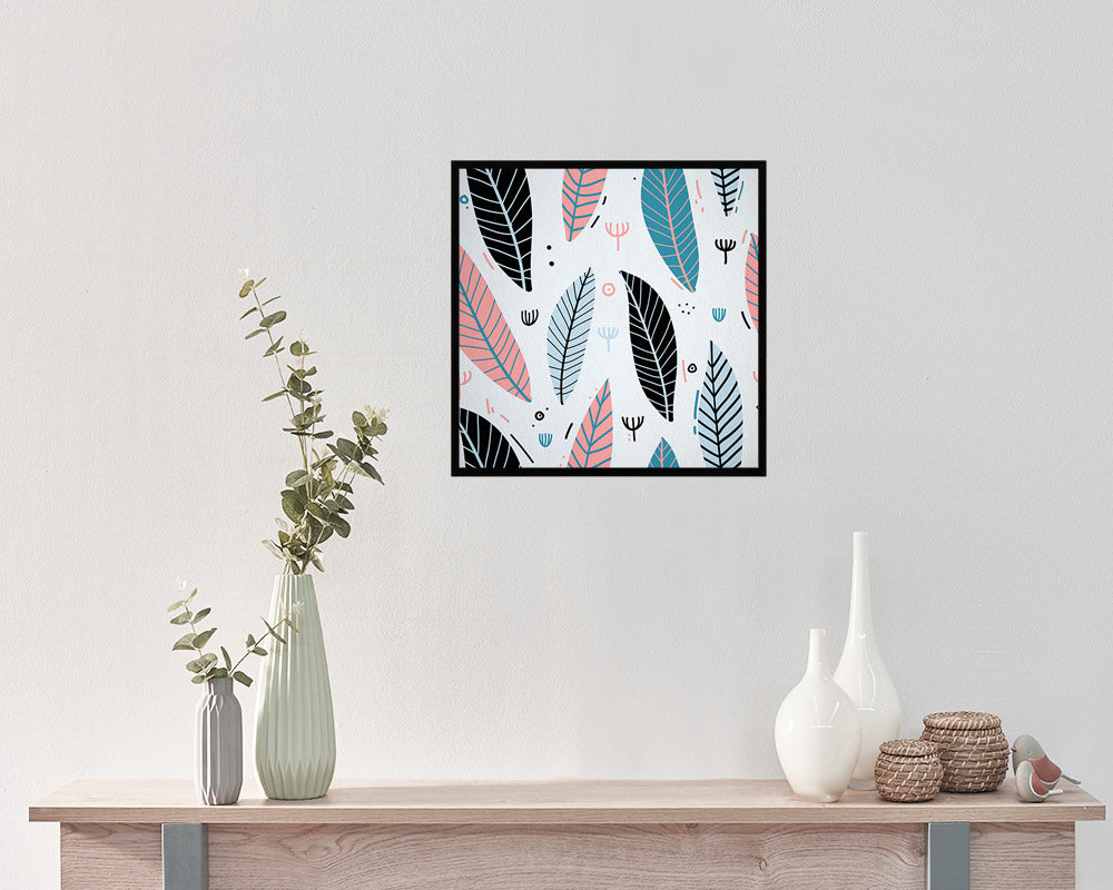 Garden Abstract Artwork Wood Frame Gifts Modern Wall Decor Art Prints