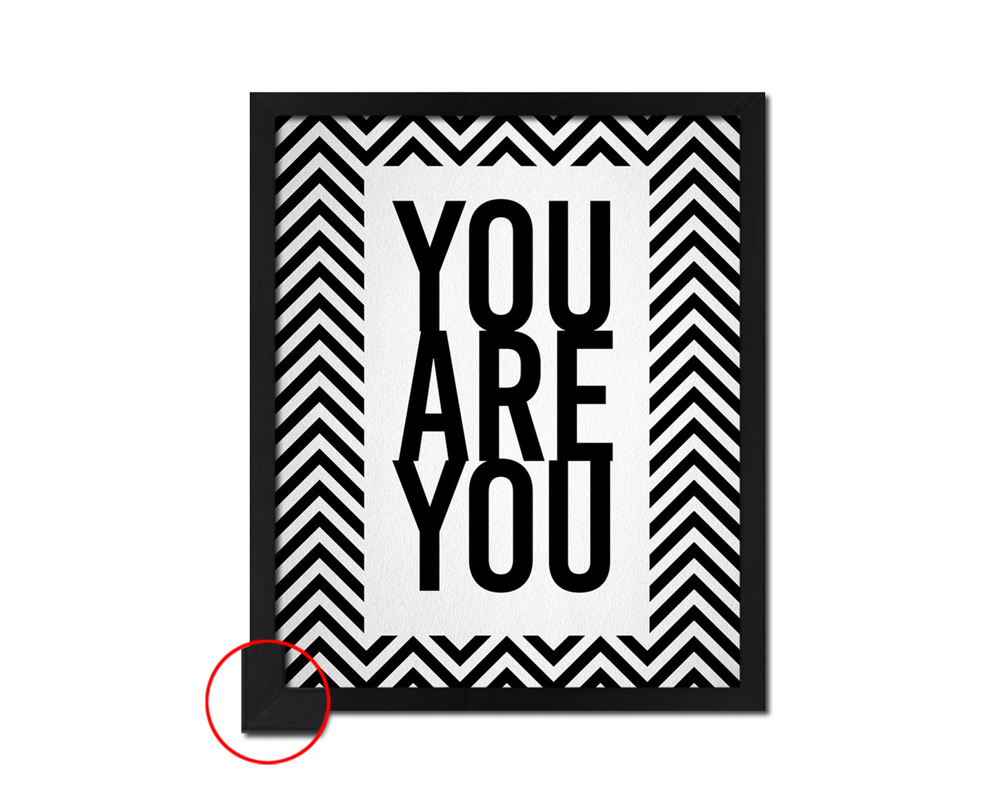 You Are You you Framed Print Wall Decor Art Gifts