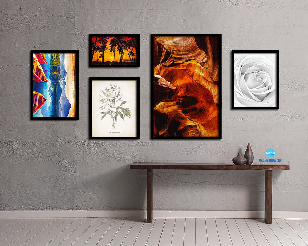 Antelope Canyon Northern Arizona Artwork Painting Print Art Frame Home Wall Decor Gifts