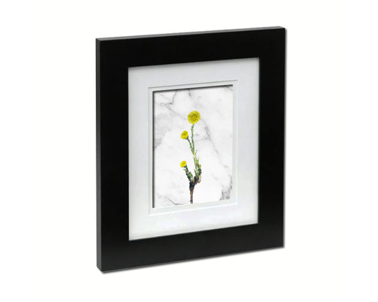 Coltsfoot Medical Tussilago Farfara Marble Texture Plants Art Wood Framed Print Wall Decor Gifts