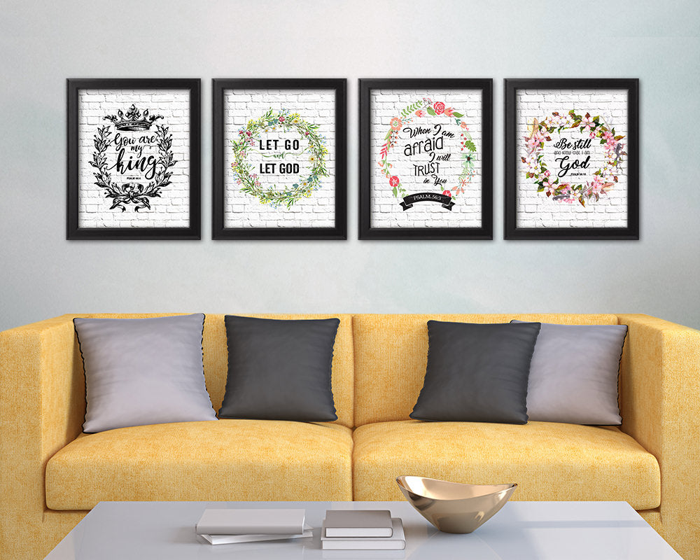 Set your mind on things above, Colossians 3-2 Quote Framed Print Home Decor Wall Art Gifts