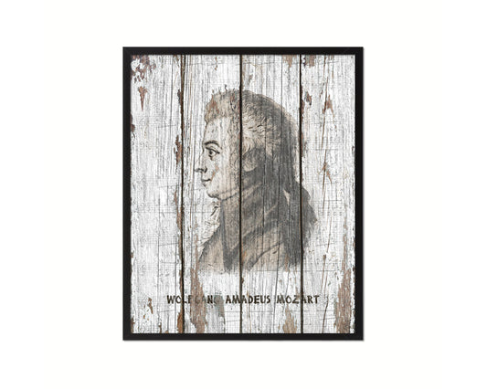 Woygang Amadeus Mozart Classical Music Framed Print Orchestra Teacher Gifts Home Wall Decor