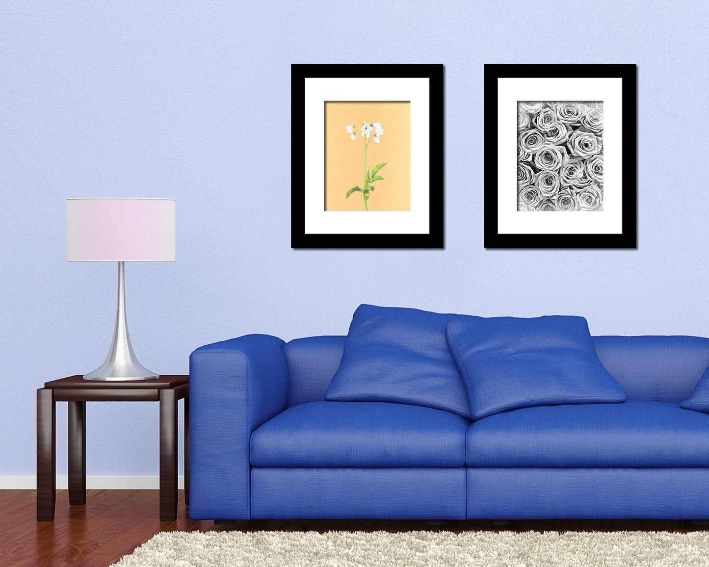 Potato Flowers Colorful Plants Art Wood Framed Print Wall Decor Gifts