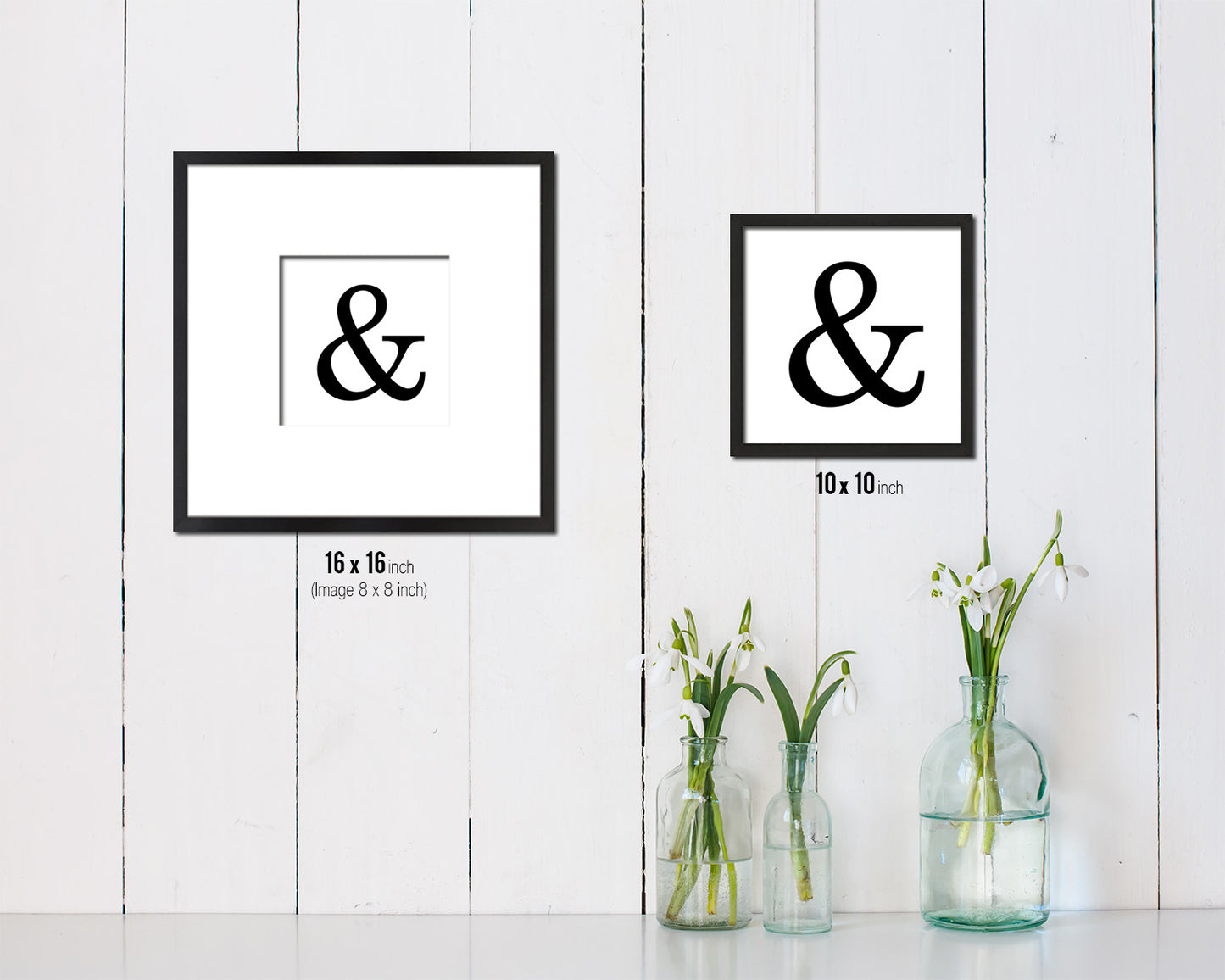 Ampersand Punctuation Symbol Framed Print Home Decor Wall Art English Teacher Gifts