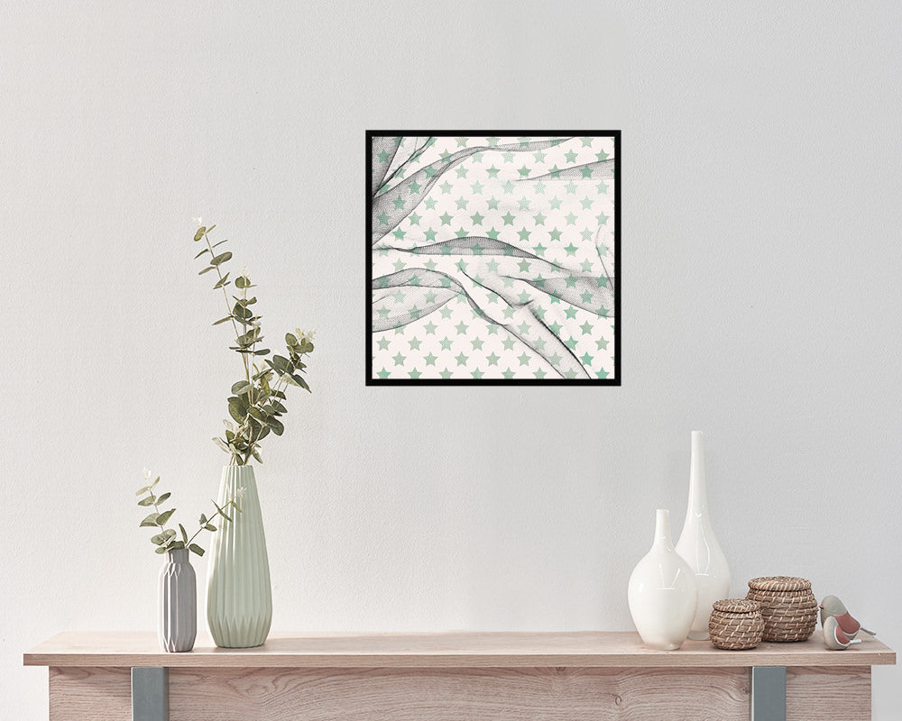 Geometric Abstract Artwork Wood Frame Gifts Modern Wall Decor Art Prints