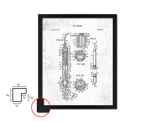 Dessert Maker Kitchen Vintage Patent Artwork Black Frame Print Wall Art Decor Gifts