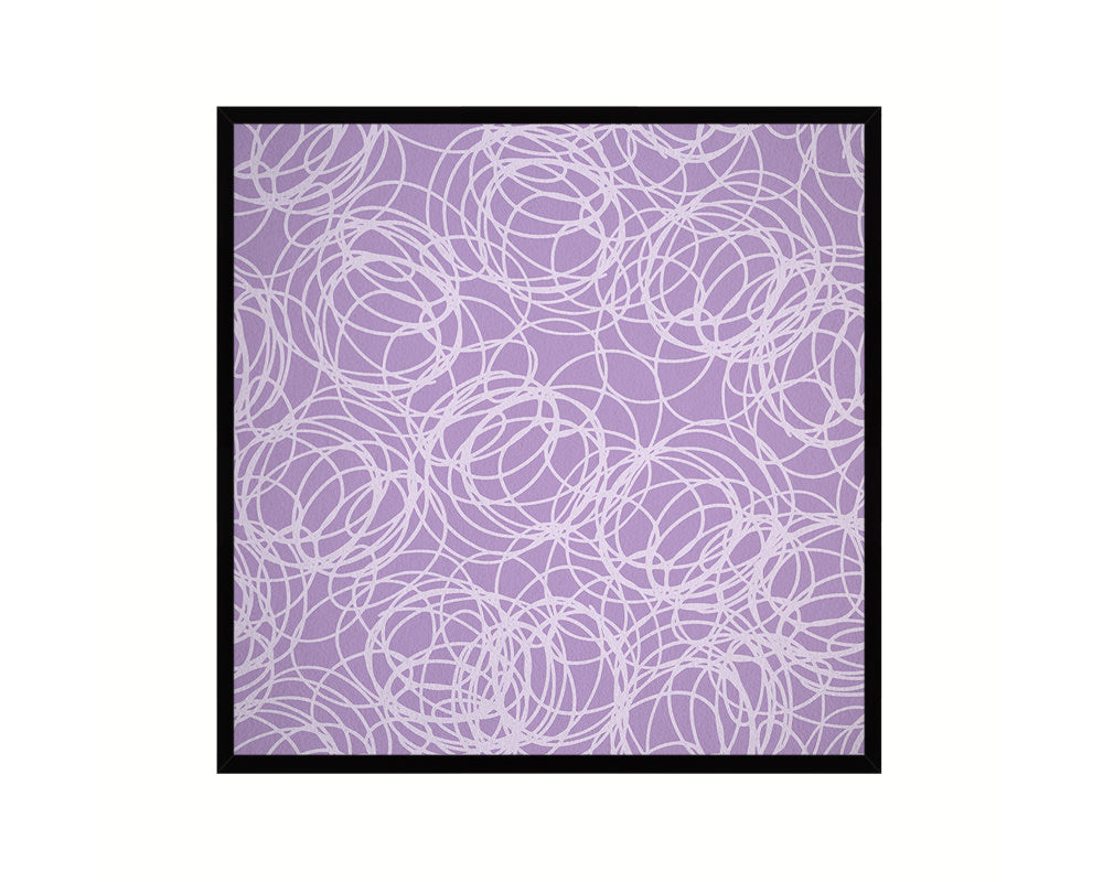 Abstract Purple Artwork Wood Frame Gifts Modern Wall Decor Art Prints