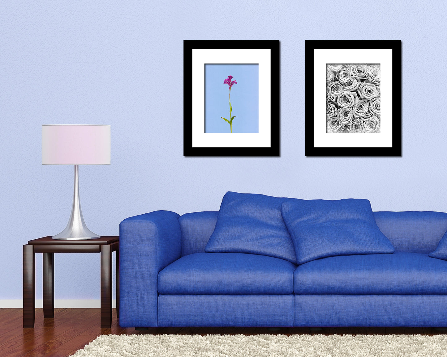 Butterfly Orchid Colorful Plants Art Wood Framed Print Wall Decor Gifts