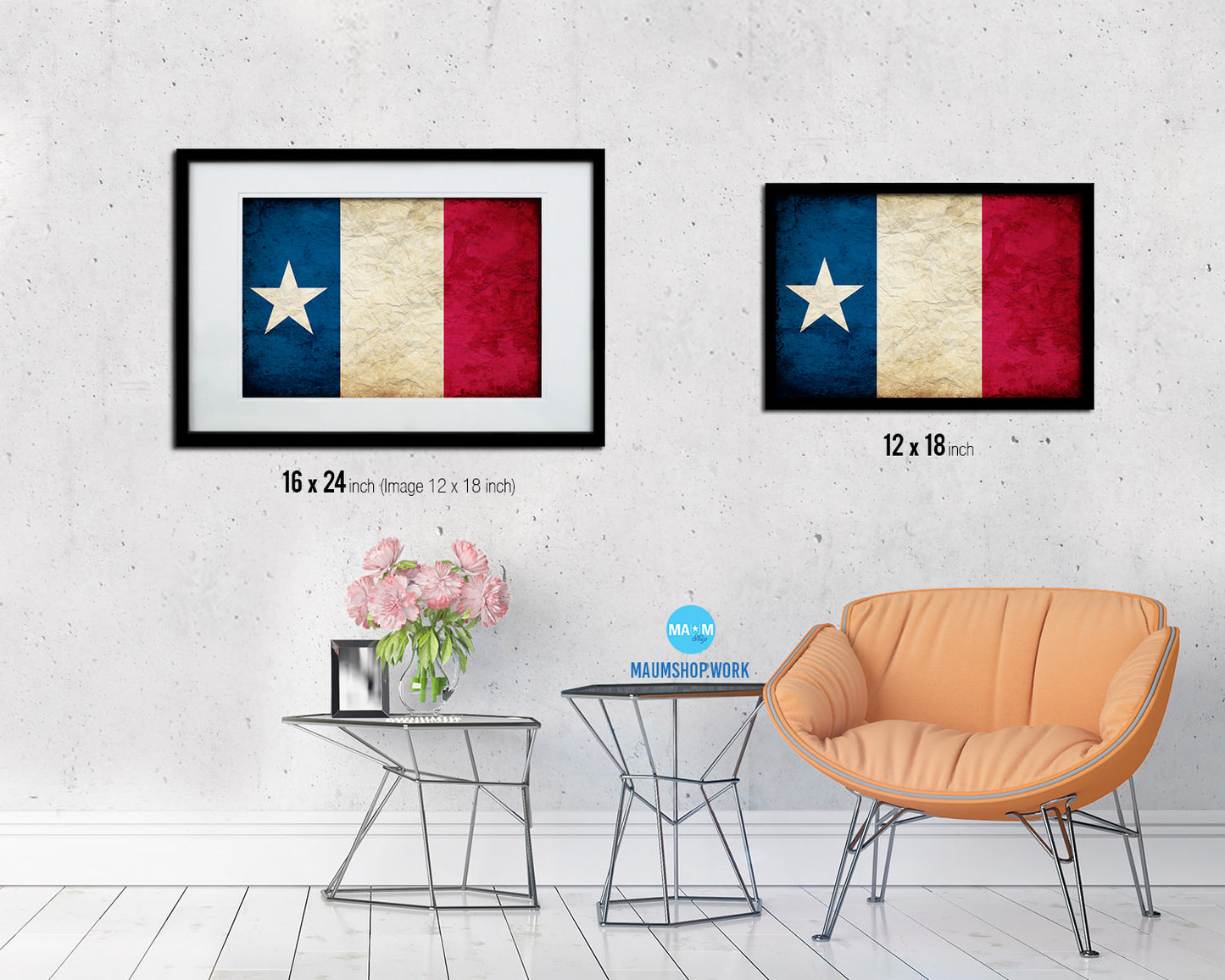 Texas Dodsons Historical Vintage Military Flag Framed Print Sign Decor Wall Art Gifts