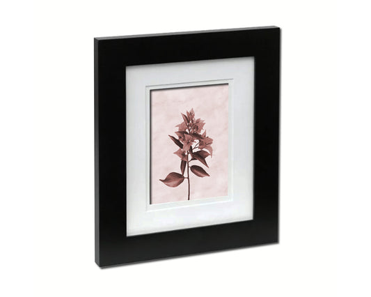 Bougainvillea Glabra Spectabilis Sepia Plants Art Wood Framed Print Wall Decor Gifts