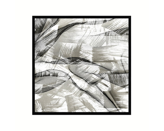 Foam Roller Abstract Artwork Wood Frame Gifts Modern Wall Decor Art Prints