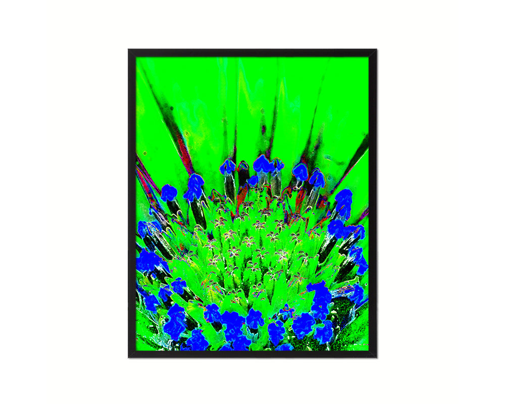 Gazania Green Flower Wood Framed Paper Print Wall Decor Art Gifts