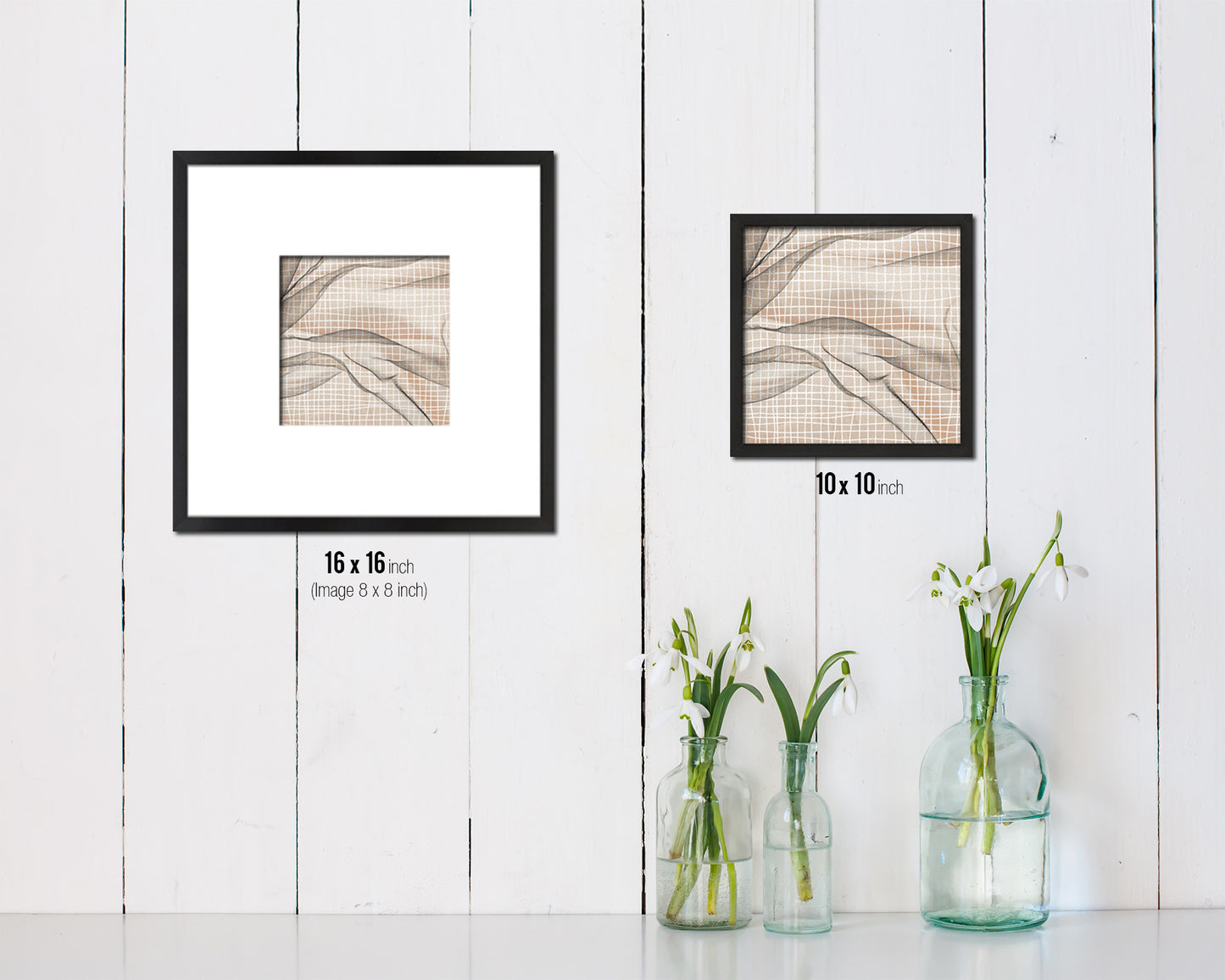 Lines Abstract Artwork Wood Frame Gifts Modern Wall Decor Art Prints