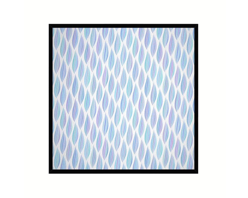 Abstract Blue Artwork Wood Frame Gifts Modern Wall Decor Art Prints