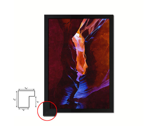 Antelope Canyon Spirit of Nature Northern Arizona Artwork Painting Print Art Frame Gifts