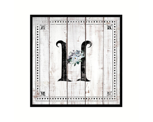 Letters R Custom Monogram Personality Name Sign Framed Prints Wall Art Decor