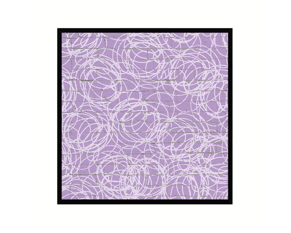 Abstract Purple Artwork Wood Frame Gifts Modern Wall Decor Art Prints