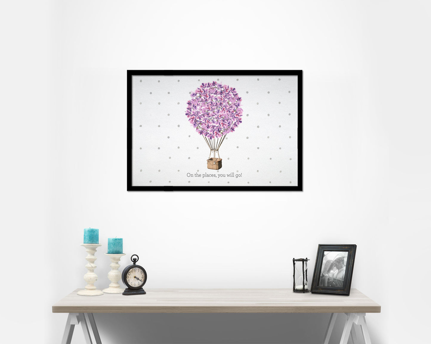 On the places you will go 46097 Framed Print Wall Decor Art Gifts