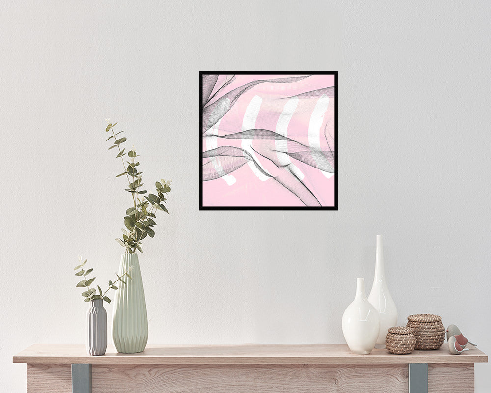 Brush Object Abstract Artwork Wood Frame Gifts Modern Wall Decor Art Prints