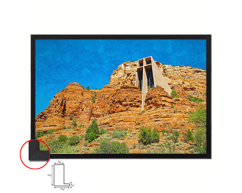 Sedona Arizona Landscape Painting Print Art Frame Home Wall Decor Gifts