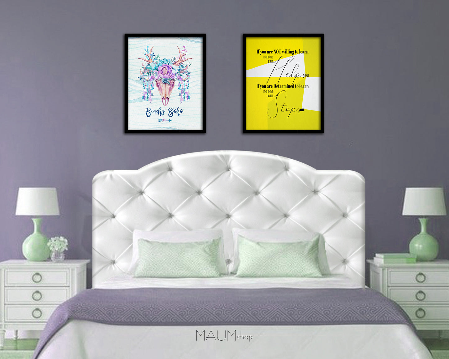 If you are not willing to learn, no one can help you Quote Framed Print Wall Decor Art Gifts