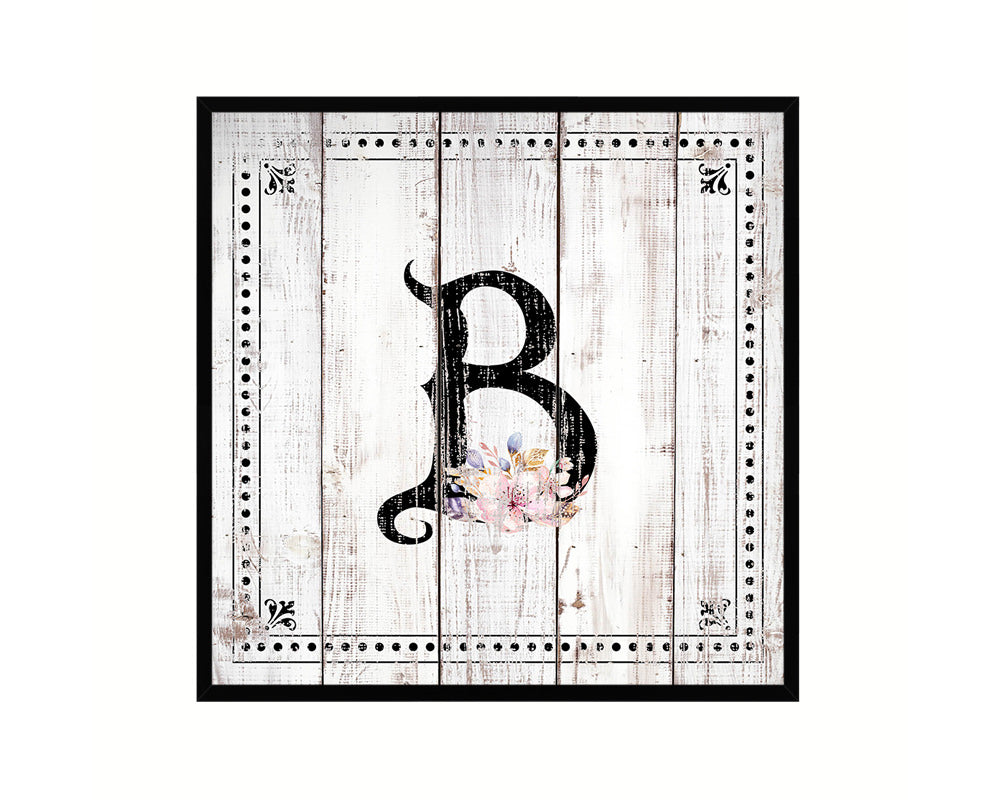 Letters L Custom Monogram Personality Name Sign Framed Prints Wall Art Decor