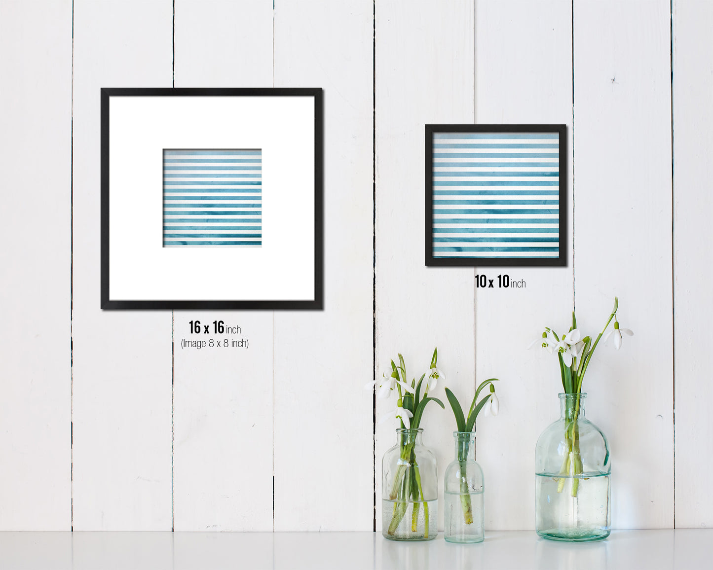 Lines Abstract Artwork Wood Frame Gifts Modern Wall Decor Art Prints