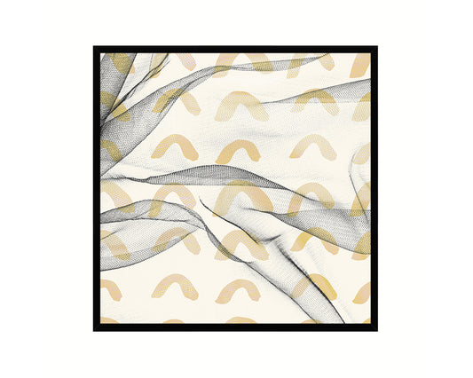 Shape Abstract Artwork Wood Frame Gifts Modern Wall Decor Art Prints