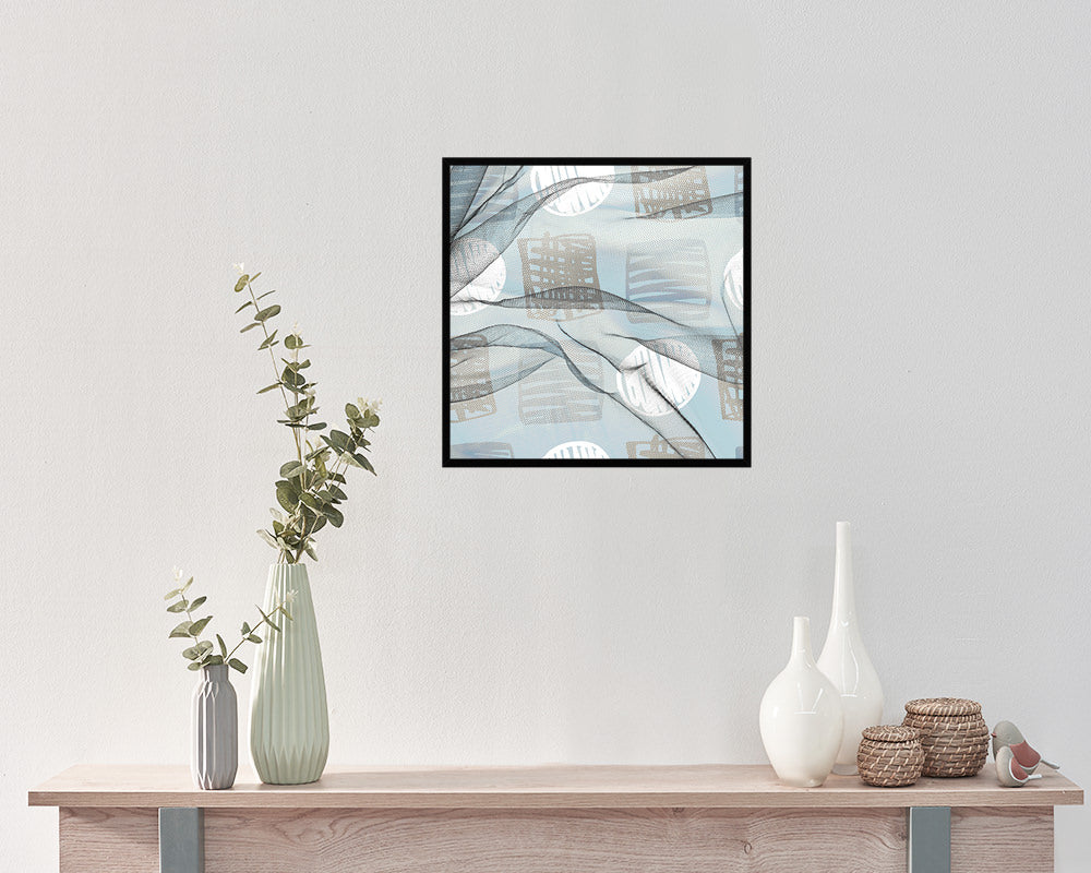 Shape Abstract Artwork Wood Frame Gifts Modern Wall Decor Art Prints