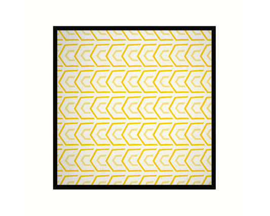 Abstract Yellow Artwork Wood Frame Gifts Modern Wall Decor Art Prints